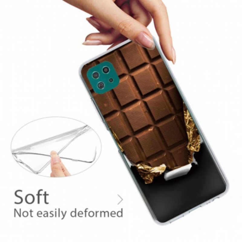 Kuori Samsung Galaxy A22 5G Joustava Suklaa