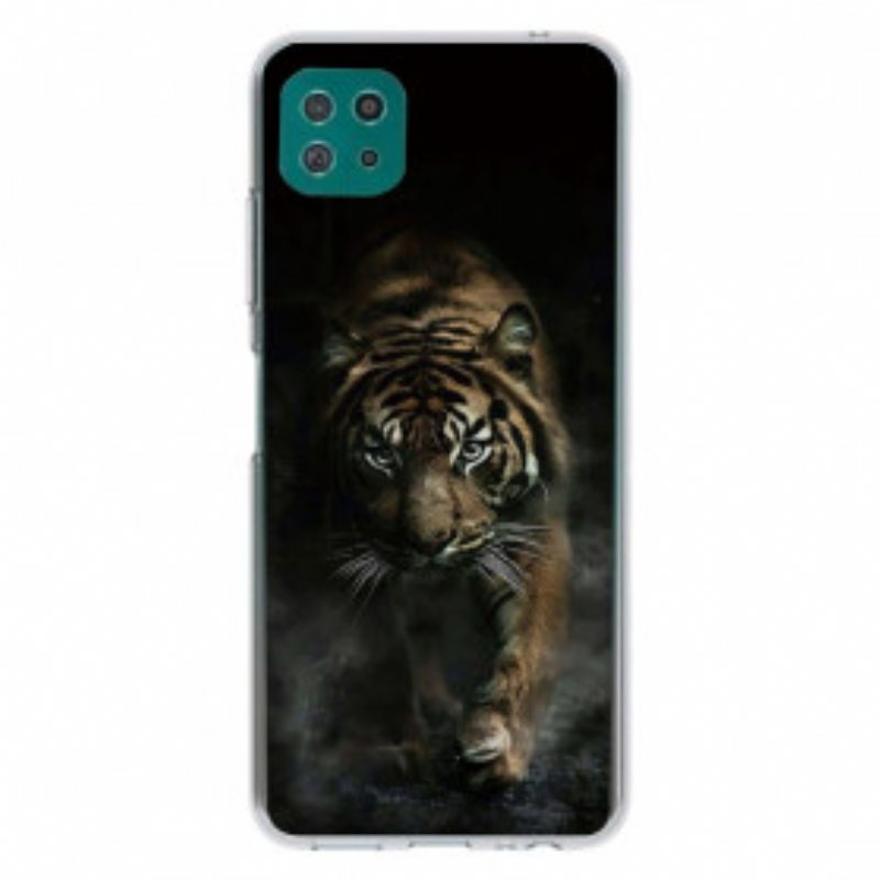Kuori Samsung Galaxy A22 5G Joustava Tiger