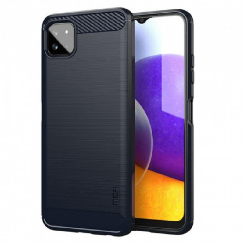 Kuori Samsung Galaxy A22 5G Mofi Harjattu Hiilikuitu
