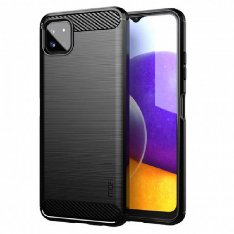 Kuori Samsung Galaxy A22 5G Mofi Harjattu Hiilikuitu