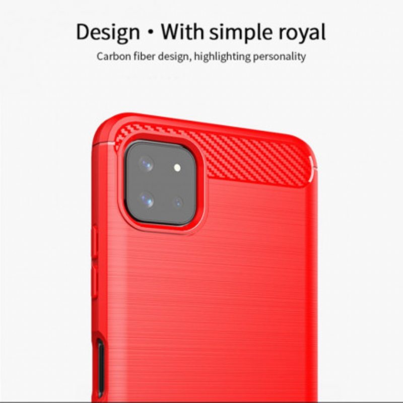 Kuori Samsung Galaxy A22 5G Mofi Harjattu Hiilikuitu