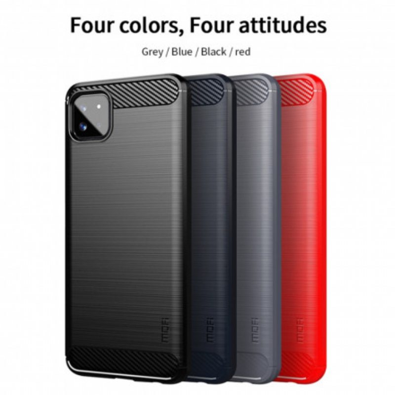 Kuori Samsung Galaxy A22 5G Mofi Harjattu Hiilikuitu