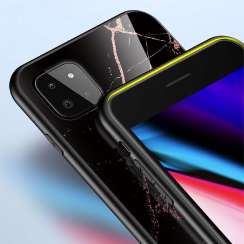 Kuori Samsung Galaxy A22 5G Premium Värillinen Karkaistu Lasi