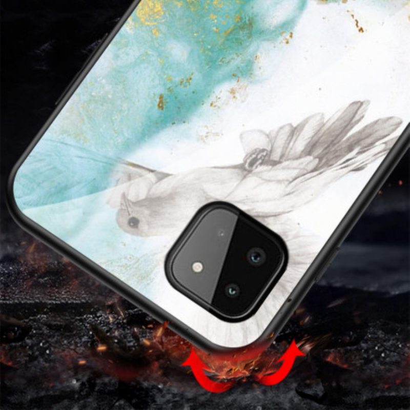 Kuori Samsung Galaxy A22 5G Premium Värillinen Karkaistu Lasi