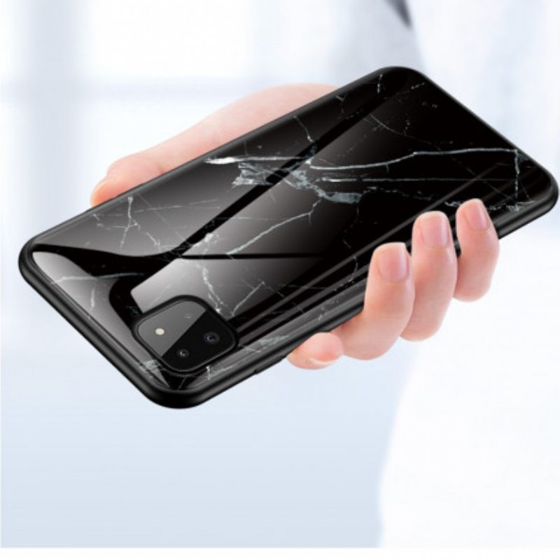 Kuori Samsung Galaxy A22 5G Premium Värillinen Karkaistu Lasi