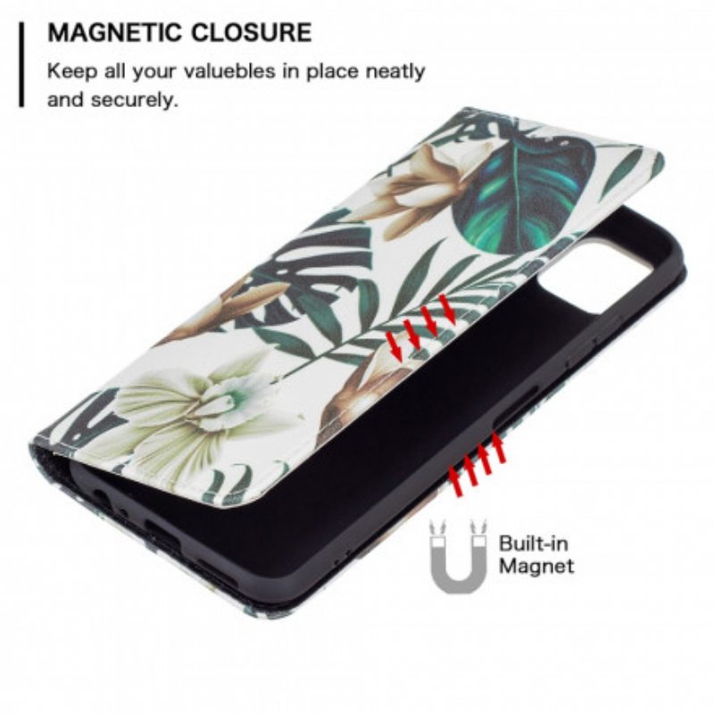 Puhelinkuoret Samsung Galaxy A22 5G Kotelot Flip Lehdet