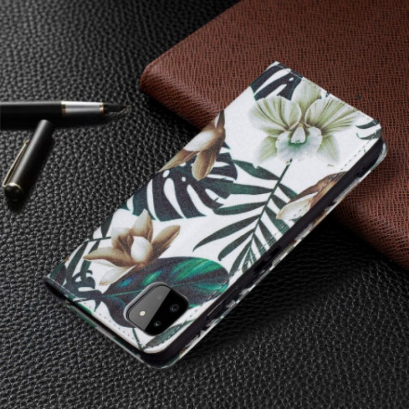 Puhelinkuoret Samsung Galaxy A22 5G Kotelot Flip Lehdet