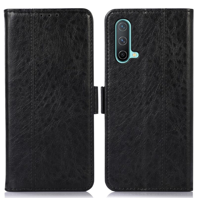 Flip Case OnePlus Nord CE 5G Hienovarainen Ompelu