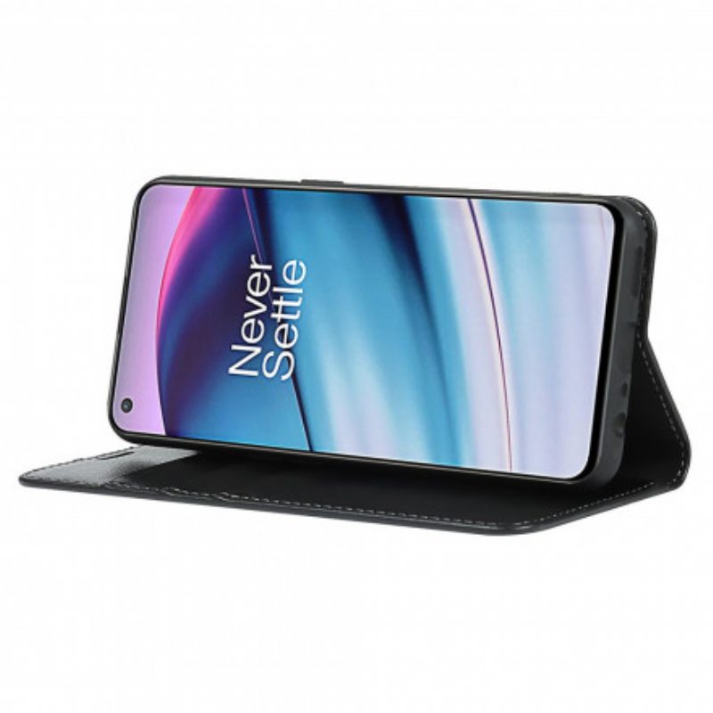 Puhelinkuoret OnePlus Nord CE 5G Kotelot Flip Aito Nahka