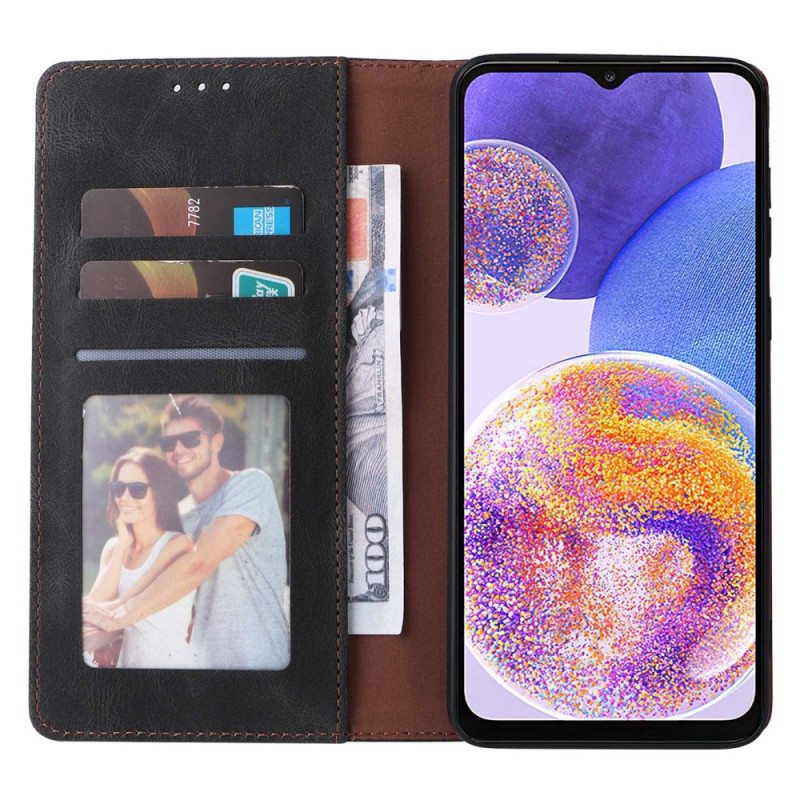 Puhelinkuoret Samsung Galaxy A23 5G Kotelot Flip Keinonahka