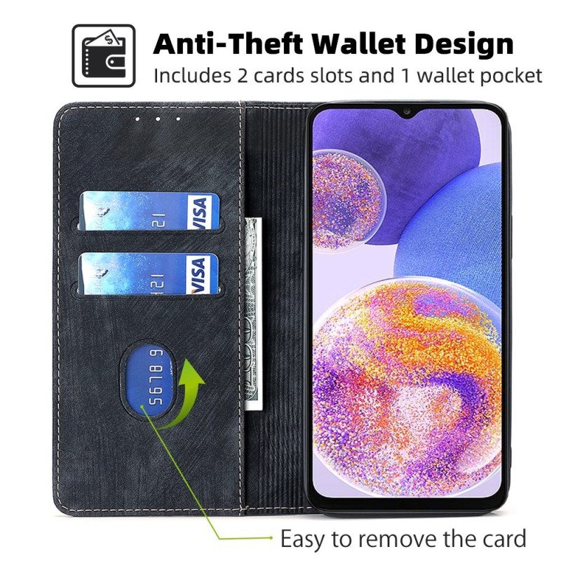 Puhelinkuoret Samsung Galaxy A23 5G Kotelot Flip Rfid