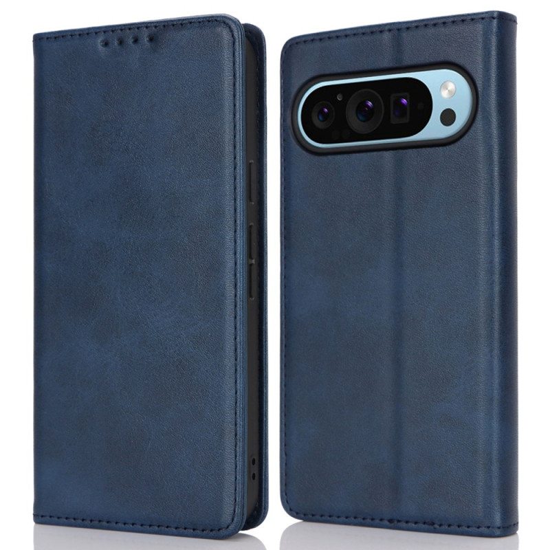 Nahkakotelo Google Pixel 9 Pro Xl Puhelinkuoret Teksturoitu Pinta