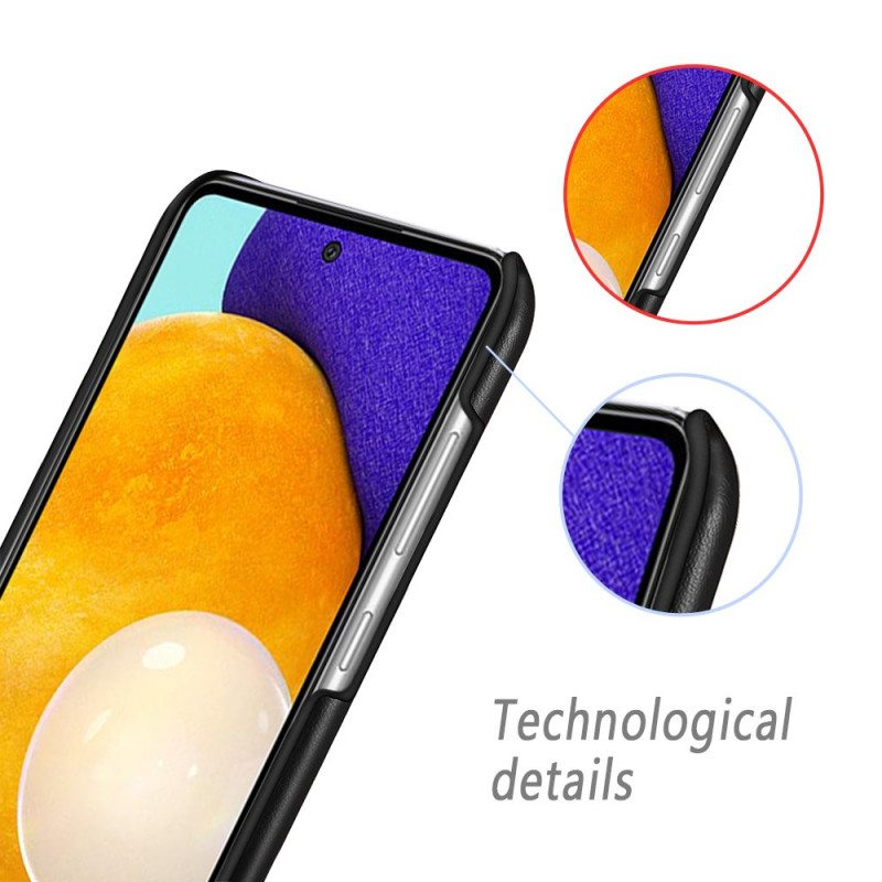 Case Samsung Galaxy A72 4G / A72 5G Ksq-nahkaefekti
