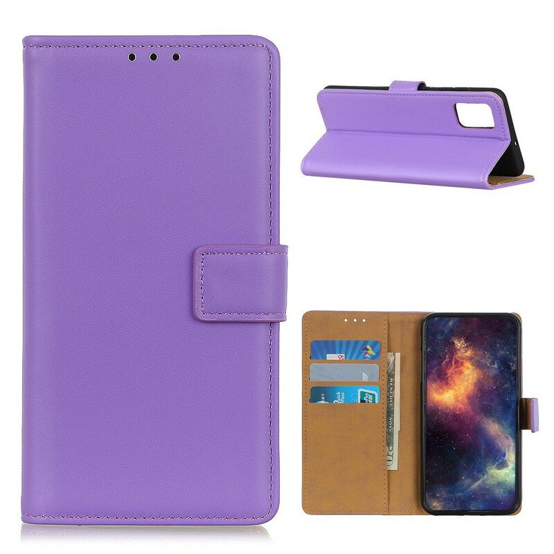 Flip Case Samsung Galaxy A72 4G / A72 5G Tavallista Keinonahkaa