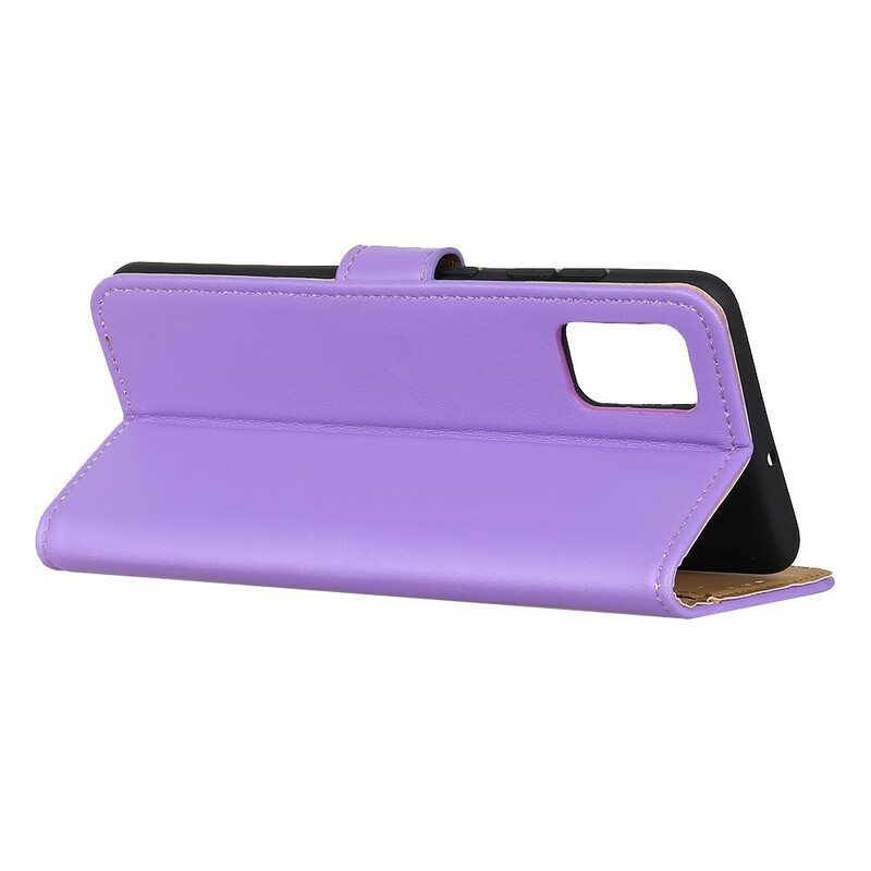 Flip Case Samsung Galaxy A72 4G / A72 5G Tavallista Keinonahkaa