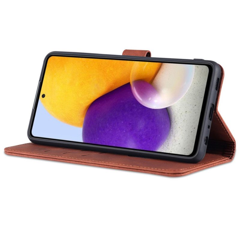 Kotelot Samsung Galaxy A72 4G / A72 5G Azns-nahkaefekti