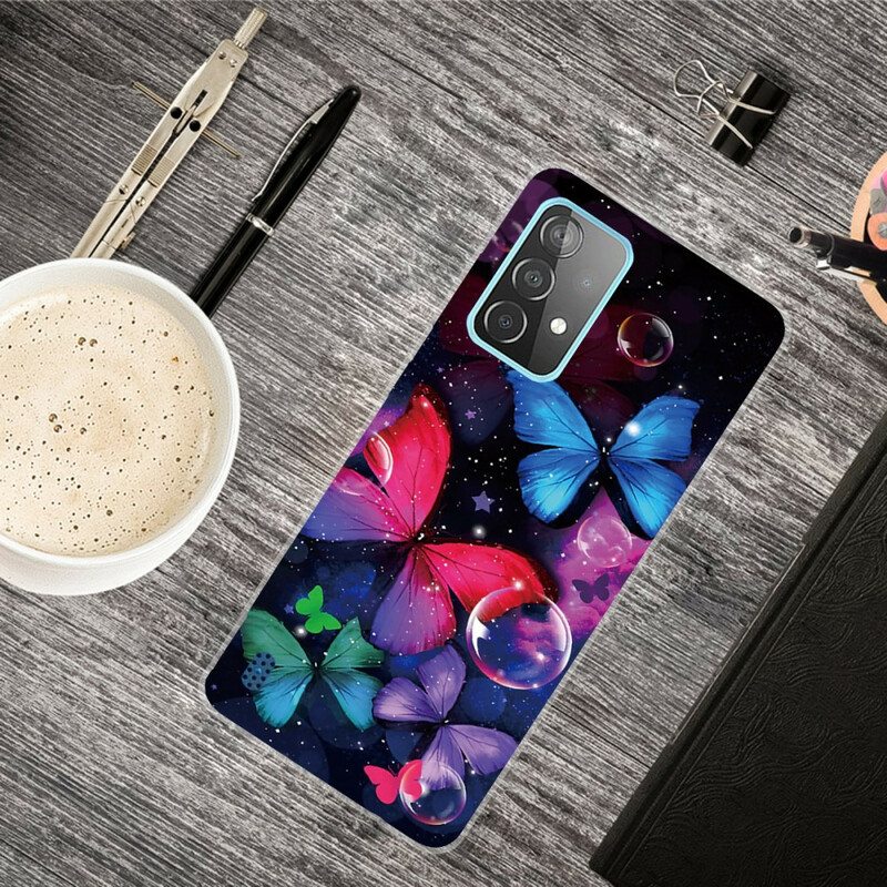 Kuori Samsung Galaxy A72 4G / A72 5G Joustavat Perhoset