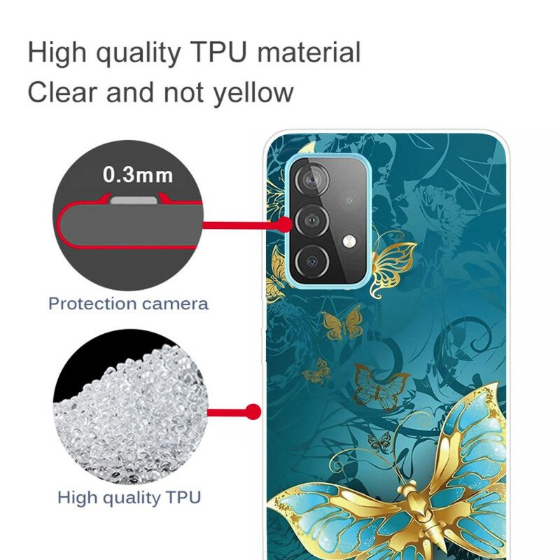 Kuori Samsung Galaxy A72 4G / A72 5G Joustavat Perhoset