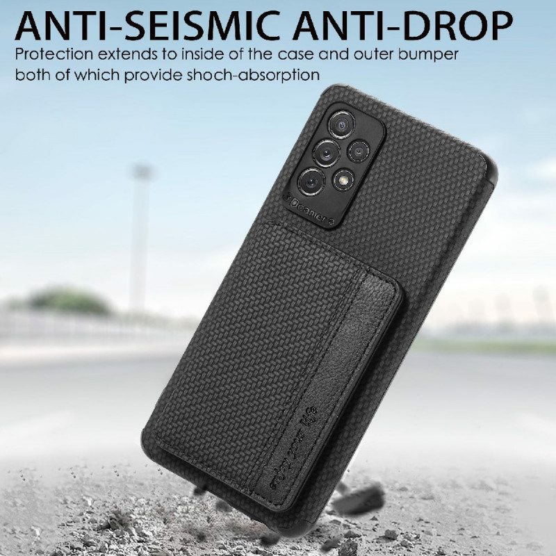Kuori Samsung Galaxy A72 4G / A72 5G Rfid-kortin Pidikkeen Kiinnike