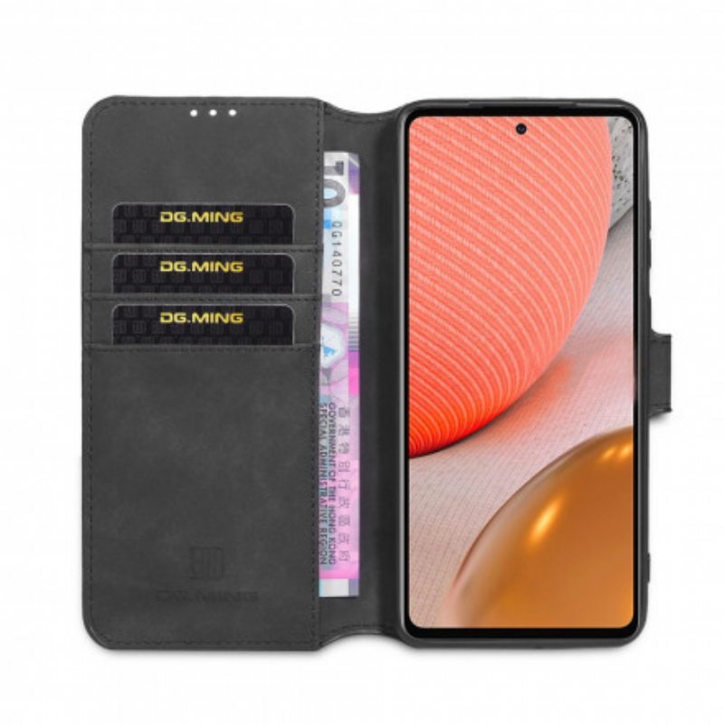 Nahkakotelo Samsung Galaxy A72 4G / A72 5G Dg.ming Retro