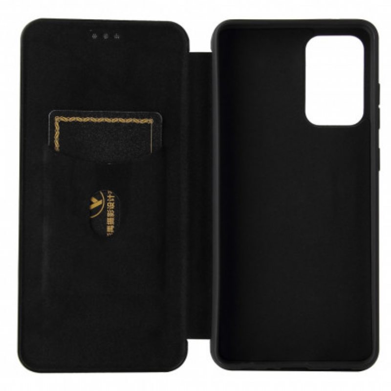 Puhelinkuoret Samsung Galaxy A72 4G / A72 5G Kotelot Flip Hiilikuitu