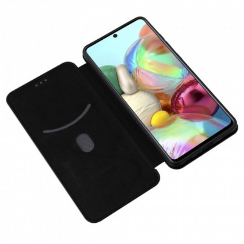 Puhelinkuoret Samsung Galaxy A72 4G / A72 5G Kotelot Flip Hiilikuitu
