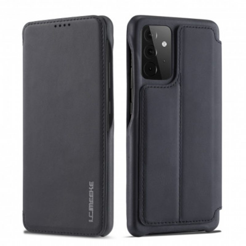 Puhelinkuoret Samsung Galaxy A72 4G / A72 5G Kotelot Flip Lc.imeeke Nahkaefekti