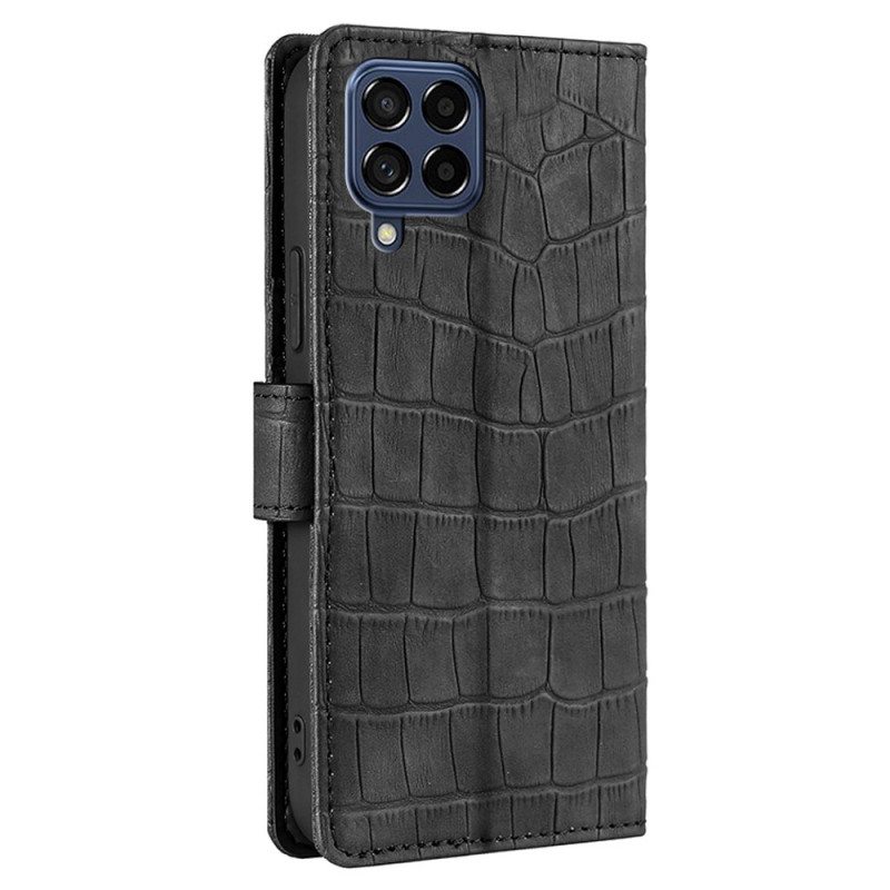 Nahkakotelo Samsung Galaxy M53 5G Krokotiilin Ihotyyli