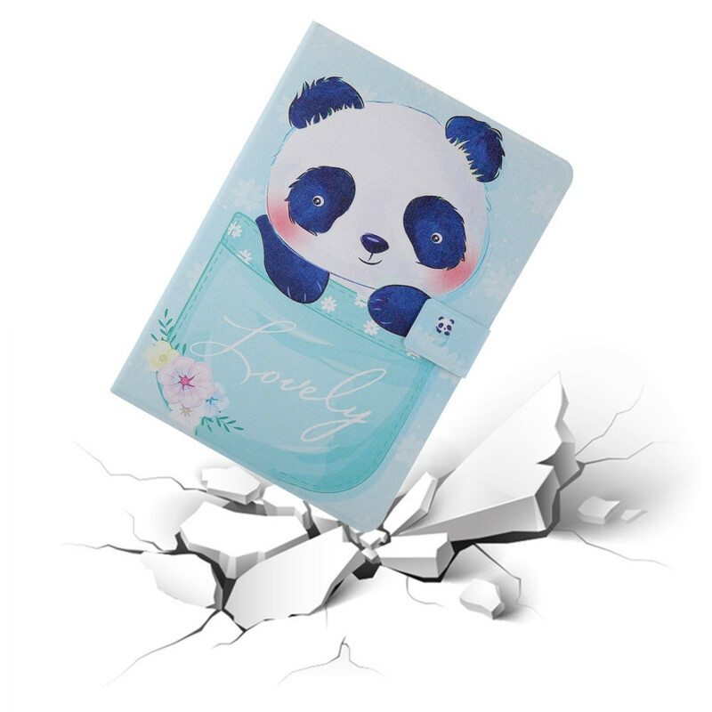 Flip Case iPad 10.2" (2020) (2019) Panda
