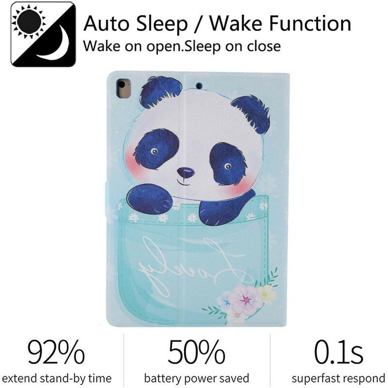 Flip Case iPad 10.2" (2020) (2019) Panda