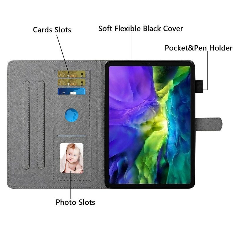 Kotelot iPad 10.2" (2020) (2019) Sudenkorennot