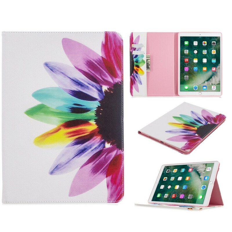 Kuoret iPad 10.2" (2020) (2019) Kukkamaalaus