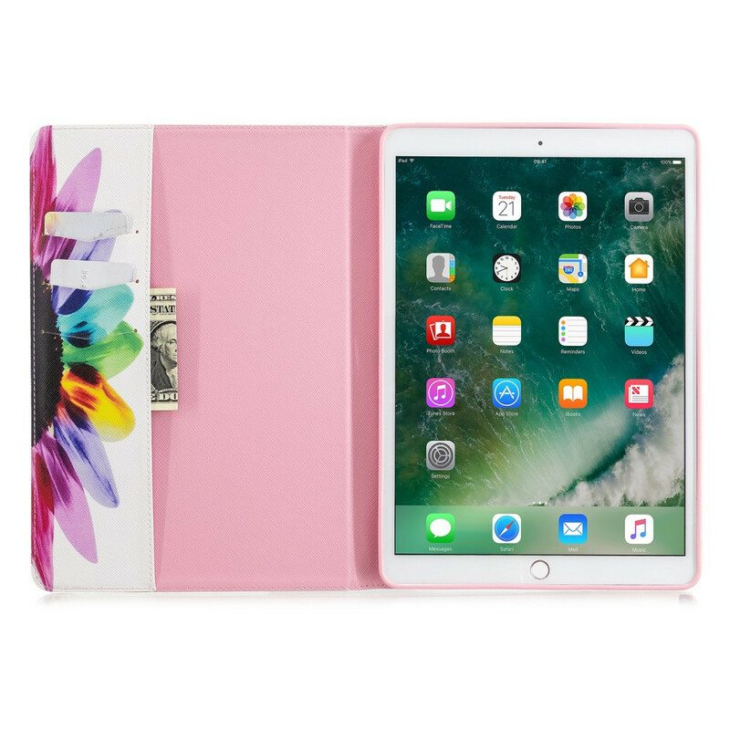 Kuoret iPad 10.2" (2020) (2019) Kukkamaalaus