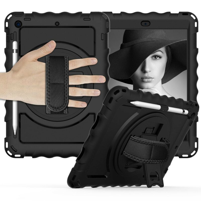 Kuori iPad 10.2" (2020) (2019) Erittäin Kestävä Hihna Ja Olkahihna