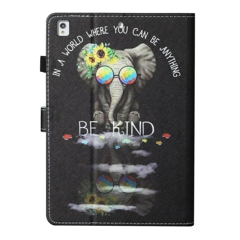 Nahkakotelo iPad 10.2" (2020) (2019) Elefantti Ole Ystävällinen