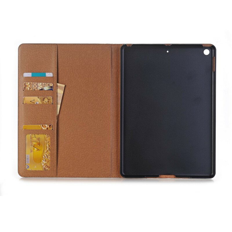 Nahkakuori iPad 10.2" (2020) (2019) Retro-nahkaefekti Niiteillä