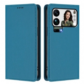 Nahkakotelo Xiaomi 17 Pro Max Puhelinkuoret Magneettinen Suljin Ja Rfid-suojaus