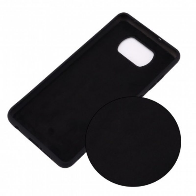 Case Poco X3 / X3 Pro / X3 NFC Nestemäinen Silikonimuotoilu Kaulanauhalla