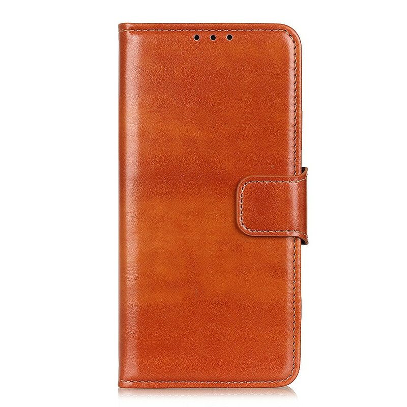 Flip Case Poco X3 / X3 Pro / X3 NFC Lasitettu Keinonahka