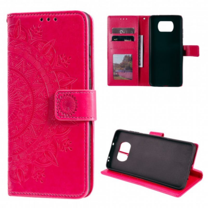 Kotelot Poco X3 / X3 Pro / X3 NFC Auringon Mandala