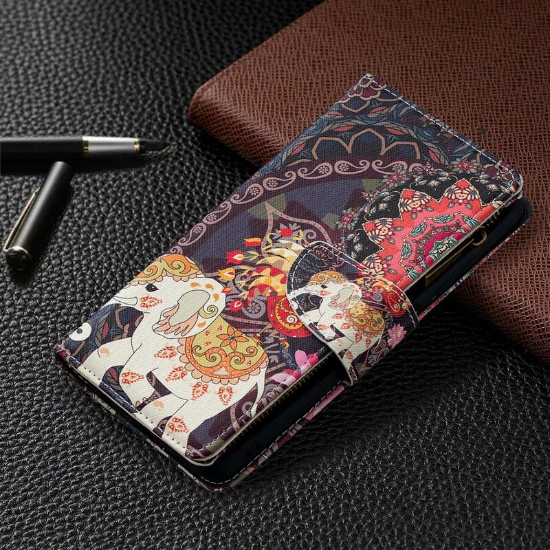 Kotelot Poco X3 / X3 Pro / X3 NFC Elephant Vetoketjullinen Tasku