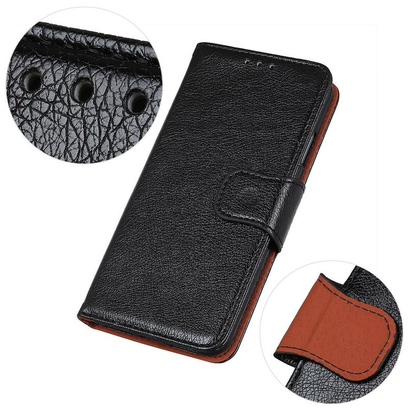 Kotelot Poco X3 / X3 Pro / X3 NFC Halkaistu Nappan Nahka