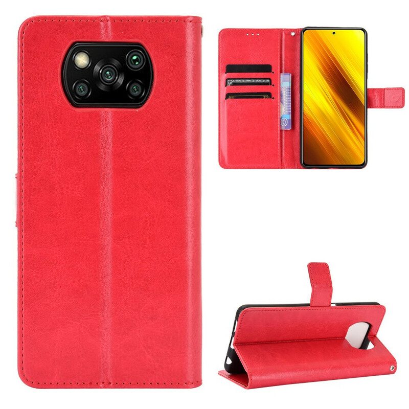 Kotelot Poco X3 / X3 Pro / X3 NFC Näyttävä Keinonahka