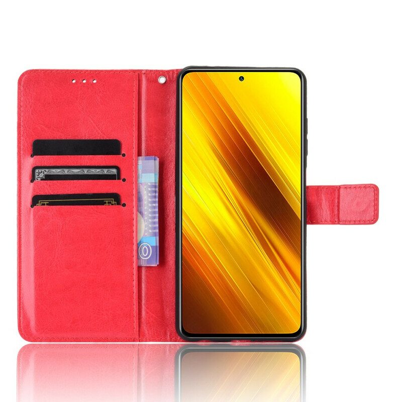 Kotelot Poco X3 / X3 Pro / X3 NFC Näyttävä Keinonahka