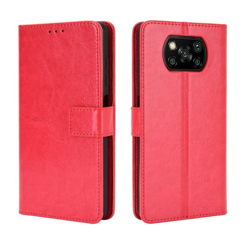 Kotelot Poco X3 / X3 Pro / X3 NFC Näyttävä Keinonahka
