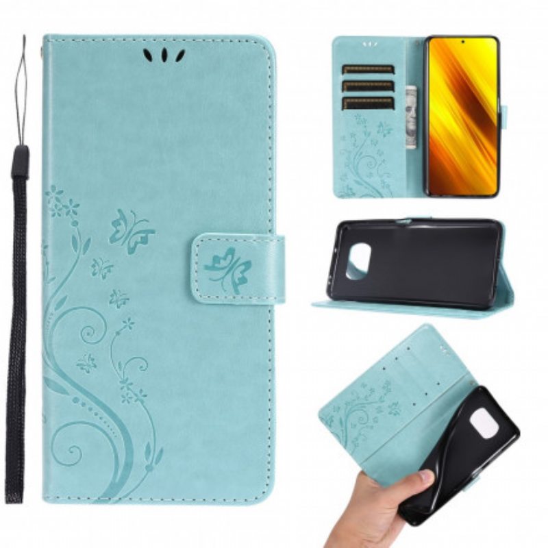 Kotelot Poco X3 / X3 Pro / X3 NFC Perhosia Tuulessa