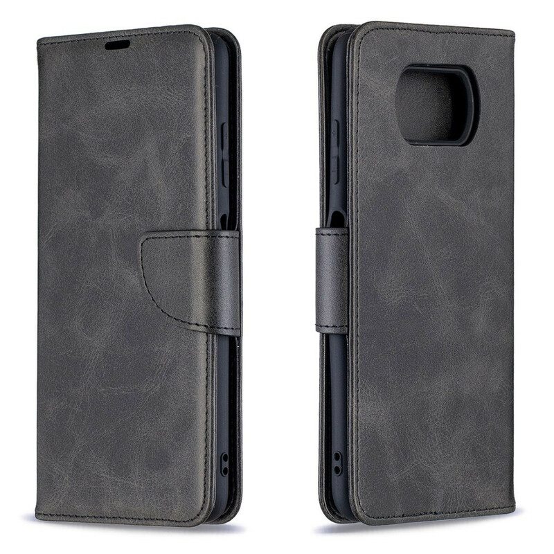 Kotelot Poco X3 / X3 Pro / X3 NFC Sileä Läppä Viisto