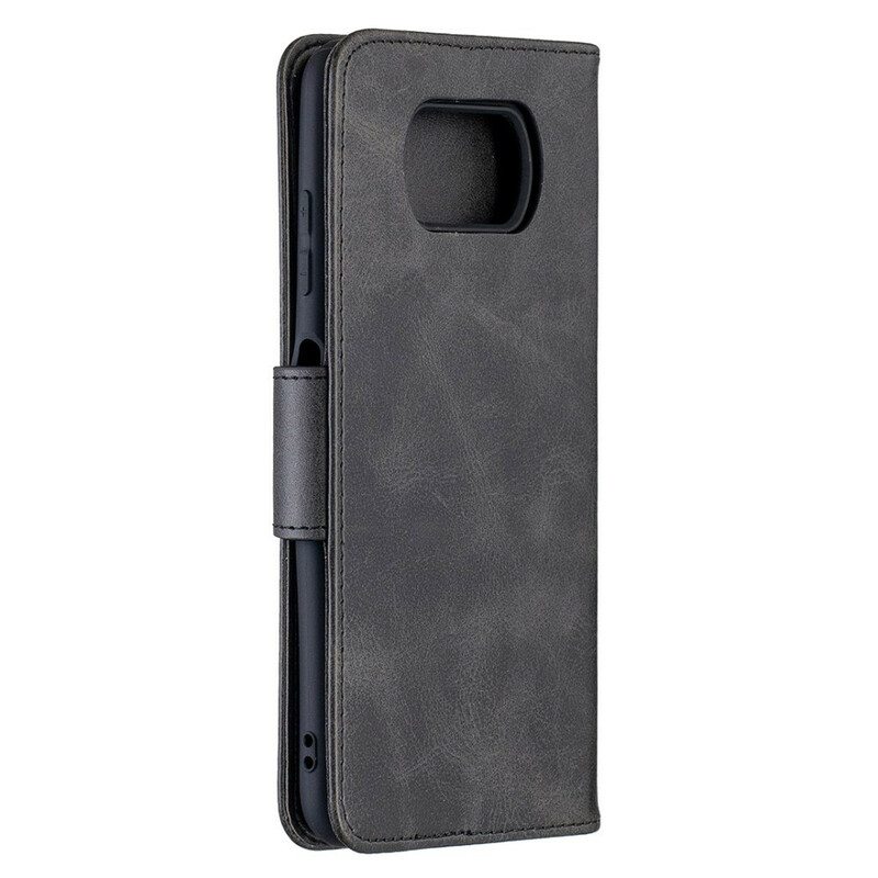 Kotelot Poco X3 / X3 Pro / X3 NFC Sileä Läppä Viisto