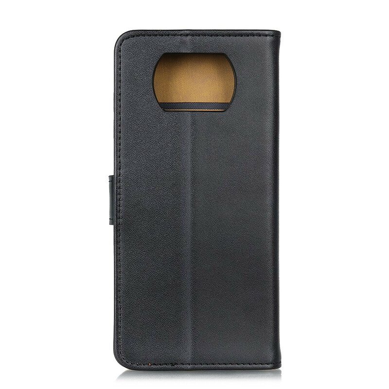 Kotelot Poco X3 / X3 Pro / X3 NFC Tavallista Keinonahkaa
