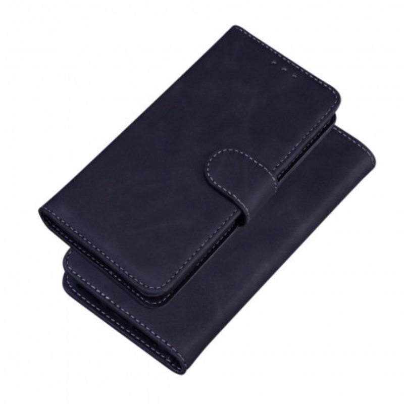 Kotelot Poco X3 / X3 Pro / X3 NFC Yksivärinen Nahkaefekti